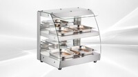 NSF Warmer Countertop Display Cabinet Show Case HW-2D