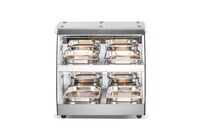 NSF Warmer Countertop Display Cabinet Show Case HW-2D