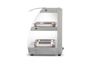 NSF Warmer Countertop Display Cabinet Show Case HW-2D