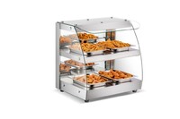 NSF Warmer Countertop Display Cabinet Show Case HW-2D