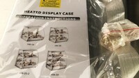 NSF Warmer Countertop Display Cabinet Show Case HW-3D