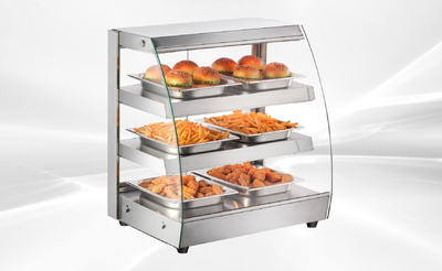 NSF Warmer Countertop Display Cabinet Show Case HW-3D