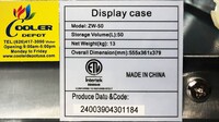 Countertop Glass Display Dry Case ZW-50