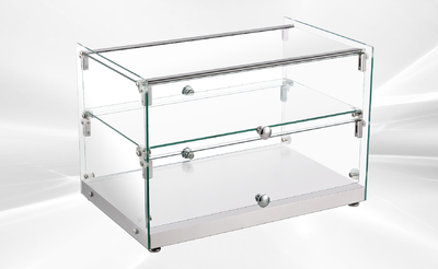 Countertop Glass Display Dry Case ZW-50