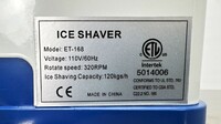 NSF Commercial Shaved Ice Machine 110V ET-168