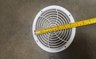 [Parts] LC-600 Merchandising door cooler Fan Cover Ins 6″