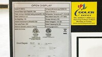NSF Double-Deck open display refrigerated showcase CF-900B-2