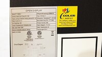 NSF Double-Deck open display refrigerated showcase CF-1500B-2