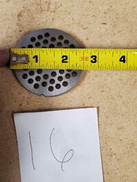 [Parts] Grinder Meat Grinder 2.5 ins Pore Plate