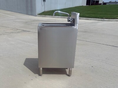 SS Utility Sink Kitchen Single Bowl Sink Cabinet SKC-2014