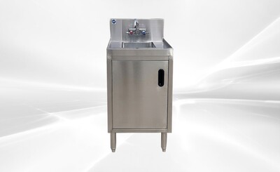 SS Utility Sink Kitchen Single Bowl Sink Cabinet SKC-2018