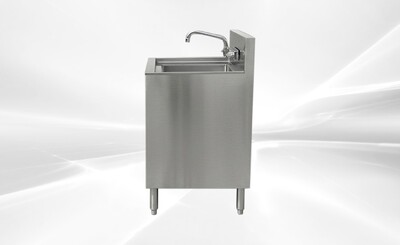 SS Utility Sink Kitchen Single Bowl Sink Cabinet SKC-2018
