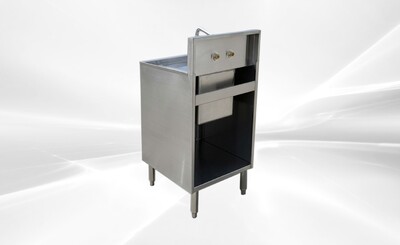 SS Utility Sink Kitchen Single Bowl Sink Cabinet SKC-2018