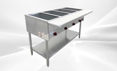ETL Steam Table 4 Pan Gas Propane Warmer HN-4-NAT-GS