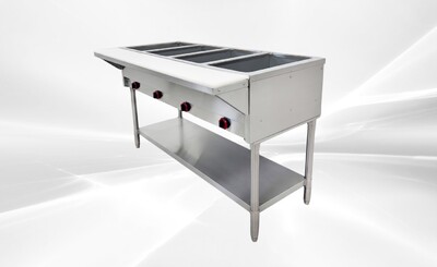 ETL Steam Table 4 Pan Gas Propane Warmer HN-4-NAT-GS