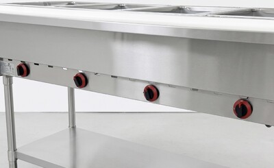 ETL Steam Table 4 Pan Gas Propane Warmer HN-4-NAT-GS