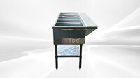 ETL Steam Table 5 Pan Gas Propane Warmer HN-5-NAT-GS