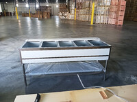 ETL Steam Table 5 Pan Gas Propane Warmer HN-5-NAT-GS