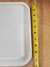 [Parts] white half Size tray