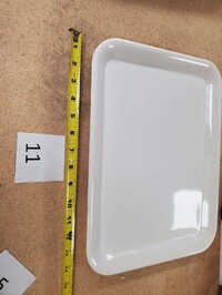 [Parts] white half Size tray