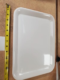 [Parts] white half Size tray