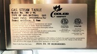 ETL Steam Table 2 Pan Gas Propane Warmer HN-2-NAT-GS