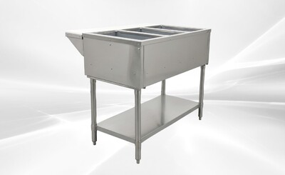 ETL Steam Table 3 Pan Gas Propane Warmer HN-3-NAT-GS