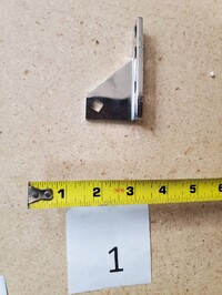 [Parts] D368BMF glass door freezer SS door Bracket