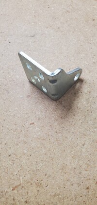 [Parts] ZW-150R Bakery Display Case Curved Glass Bracket-2