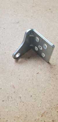 [Parts] ZW-150R Bakery Display Case Curved Glass Bracket-2