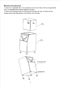 NSF 520 LBS Commercial ice maker machine CIM-2380F+Ice Bin
