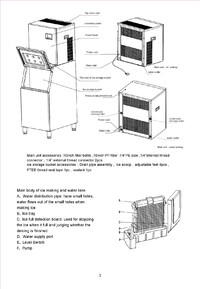 NSF 520 LBS Commercial ice maker machine CIM-2380F+Ice Bin