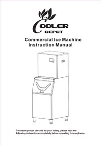 NSF 660 LBS Commercial ice maker machine CIM-3040F+Ice Bin