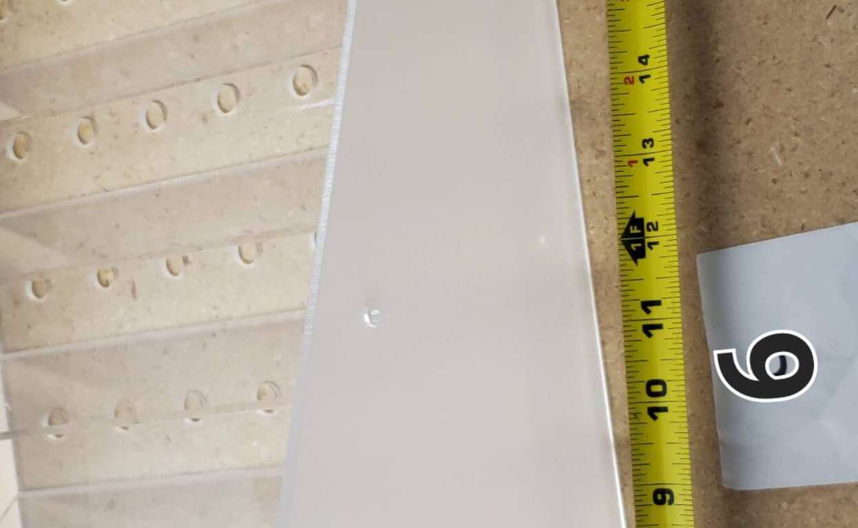 [Parts] DPC 66HC Gelato Ice Cream Cabinet Freezer Plastic Shelf