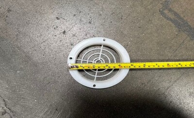 [Parts] LC-600 Merchandising door cooler Fan Cover 5Ins