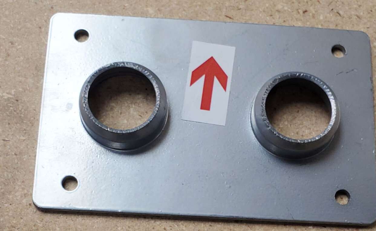 [Parts] CT60 Food Processor Cutter Meat Slicer Metal 2 Aperture 