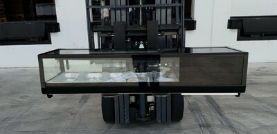 Black Refrigerated Display Case sushi refrigerator NSF CS-52A