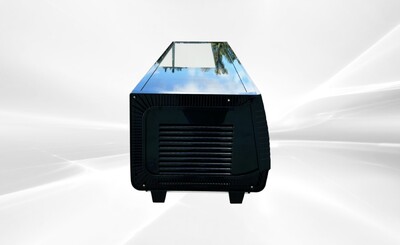 Black Refrigerated Display Case sushi refrigerator NSF CS-62A