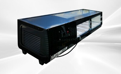 Black Refrigerated Display Case sushi refrigerator NSF CS-62A