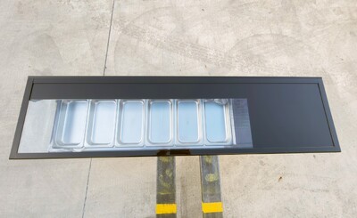 Black Refrigerated Display Case sushi refrigerator NSF CS-62A