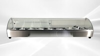 NSF Countertop Heated Display Case 8 pan hot food HW8