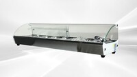 NSF Countertop Heated Display Case 8 pan hot food HW8