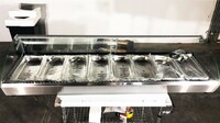 NSF Countertop Heated Display Case 8 pan hot food HW8