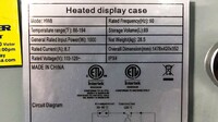 NSF Countertop Heated Display Case 8 pan hot food HW8