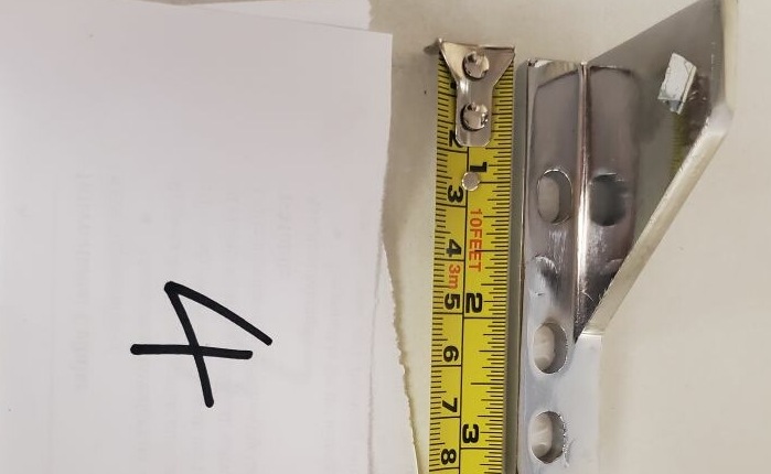 [Parts] PICL1 Pizza Prep Table Bottom Right Henge Bracket