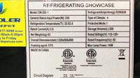 48 ins Refrigerated Countertop Bakery Display Case NSF CW-200-1