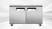 NSF 48 Ins Undercounter 2 Solid Doors refrigerator AUR-12376