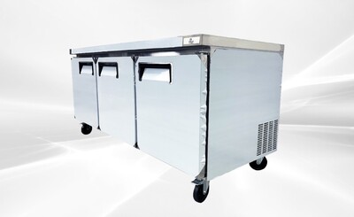 NSF 72 Ins Undercounter 3 Solid Doors Refrigerator AUR-18476
