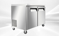 NSF 36 Ins Undercounter 2 Solid Doors Freezer AUF-0976