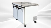 NSF 36 Ins Undercounter 2 Solid Doors Freezer AUF-0976